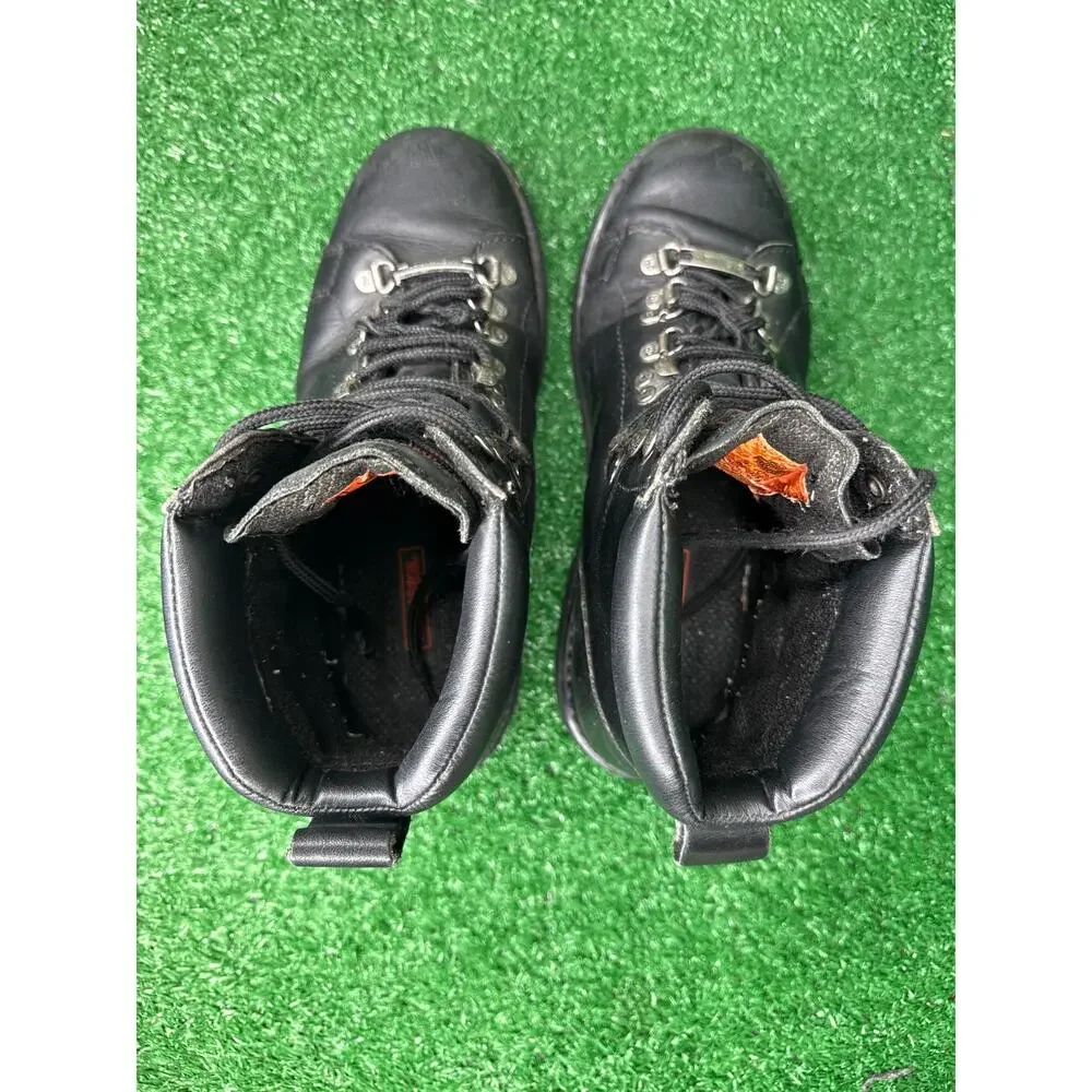 Harley Davidson Dipstick Boots Mens 9.5 Black Leather Motorcycle D91610